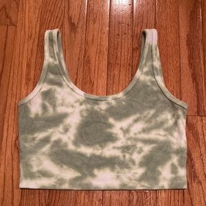 LA Hearts (Pac Sun) tie died terry cropped tank size med